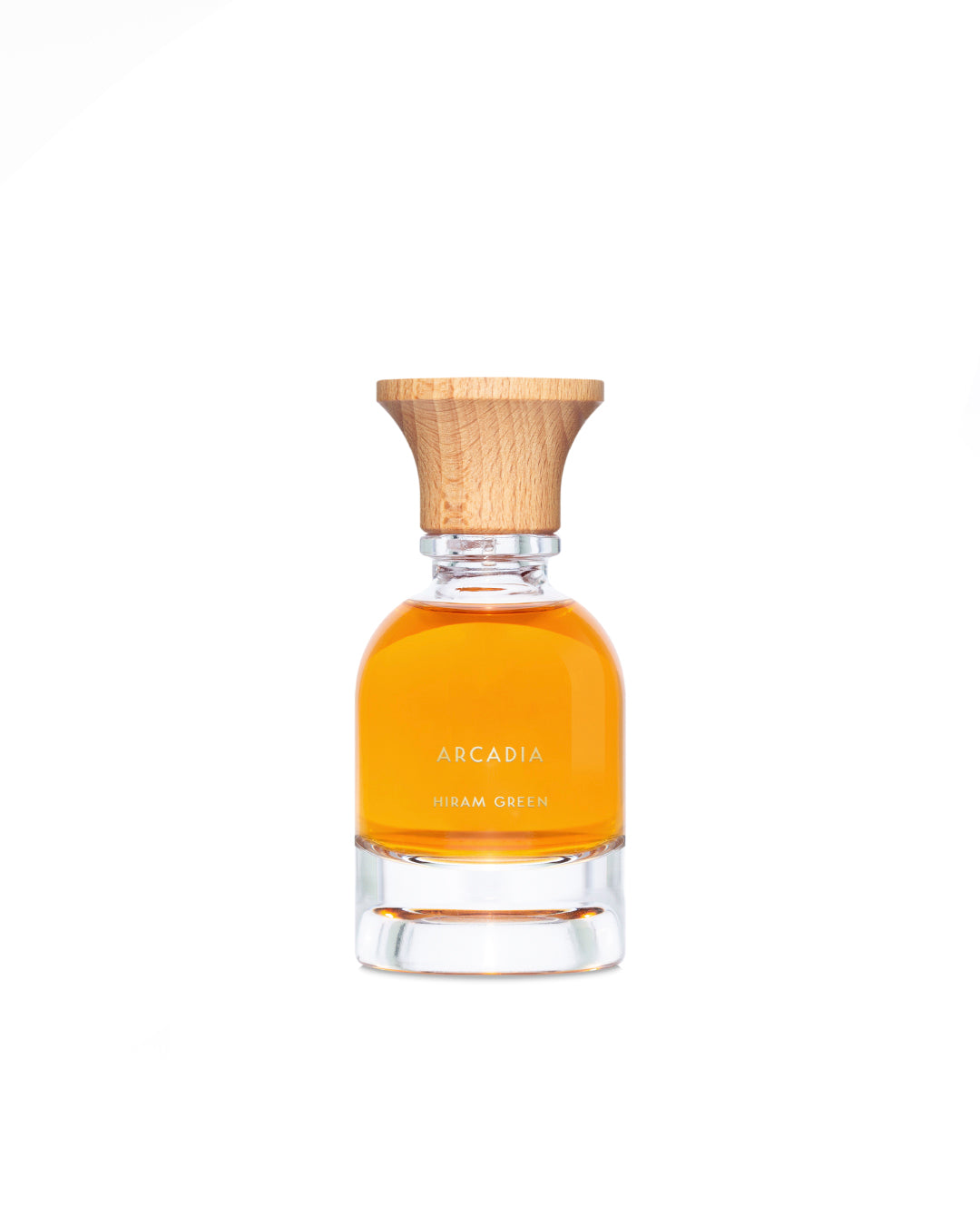 Arcadia Hiram Green - flacone eau de parfum unisex 50ml su sfondo bianco