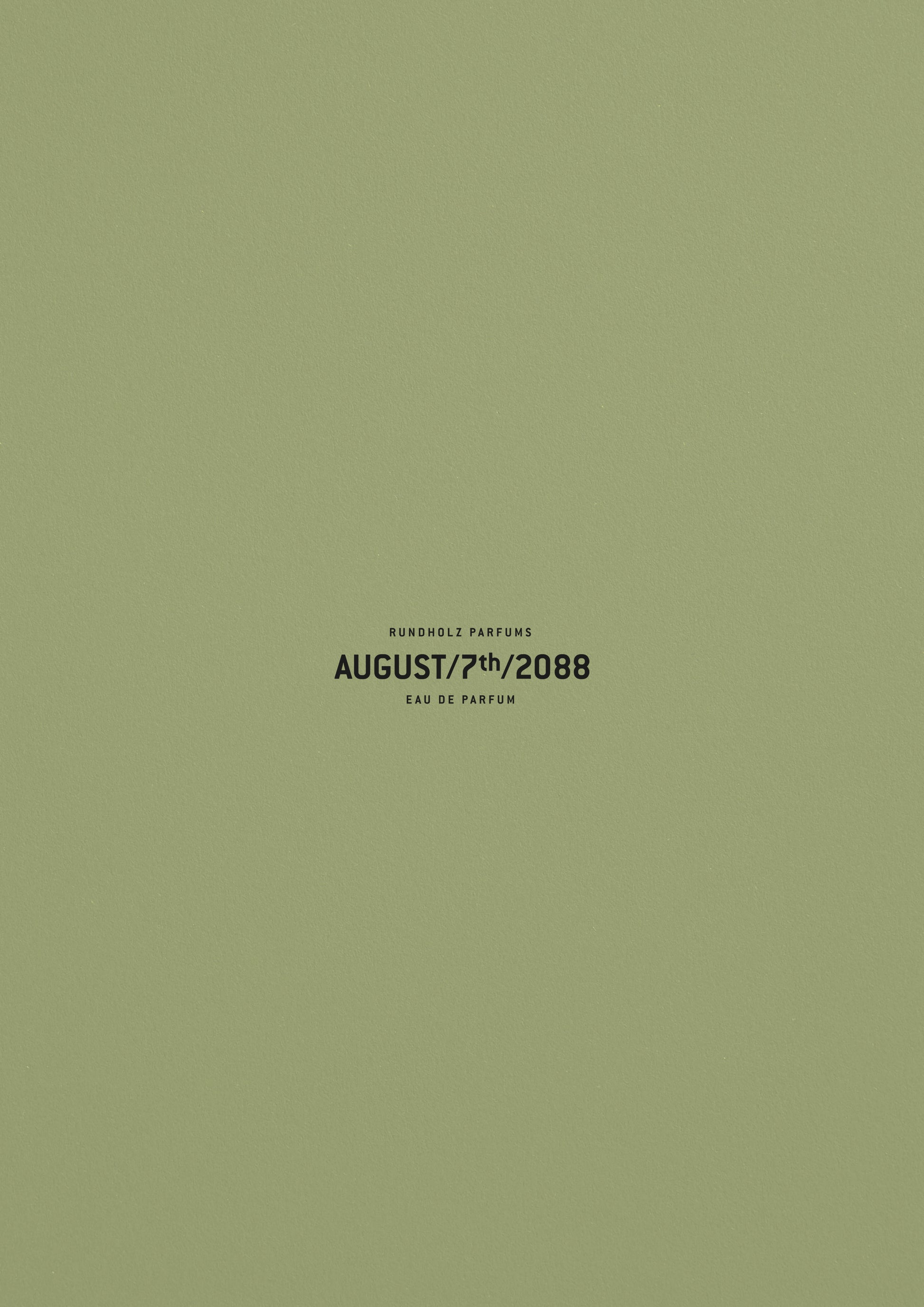 AUGUST 7TH 2088 Rundholz - Lifestyle -eau de parfum