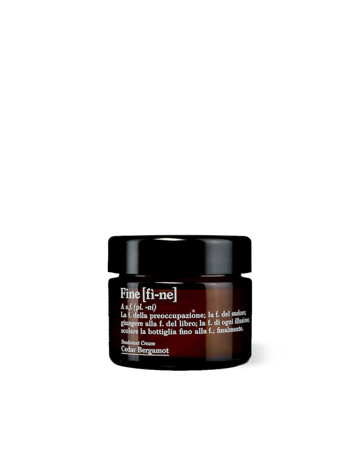 FINE Cedar Bergamot Deodorant Cream 50ml