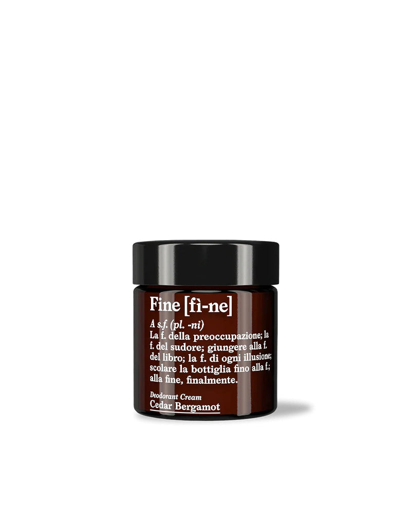 FINE Deodorant Cream Cedar Bergamot – jar