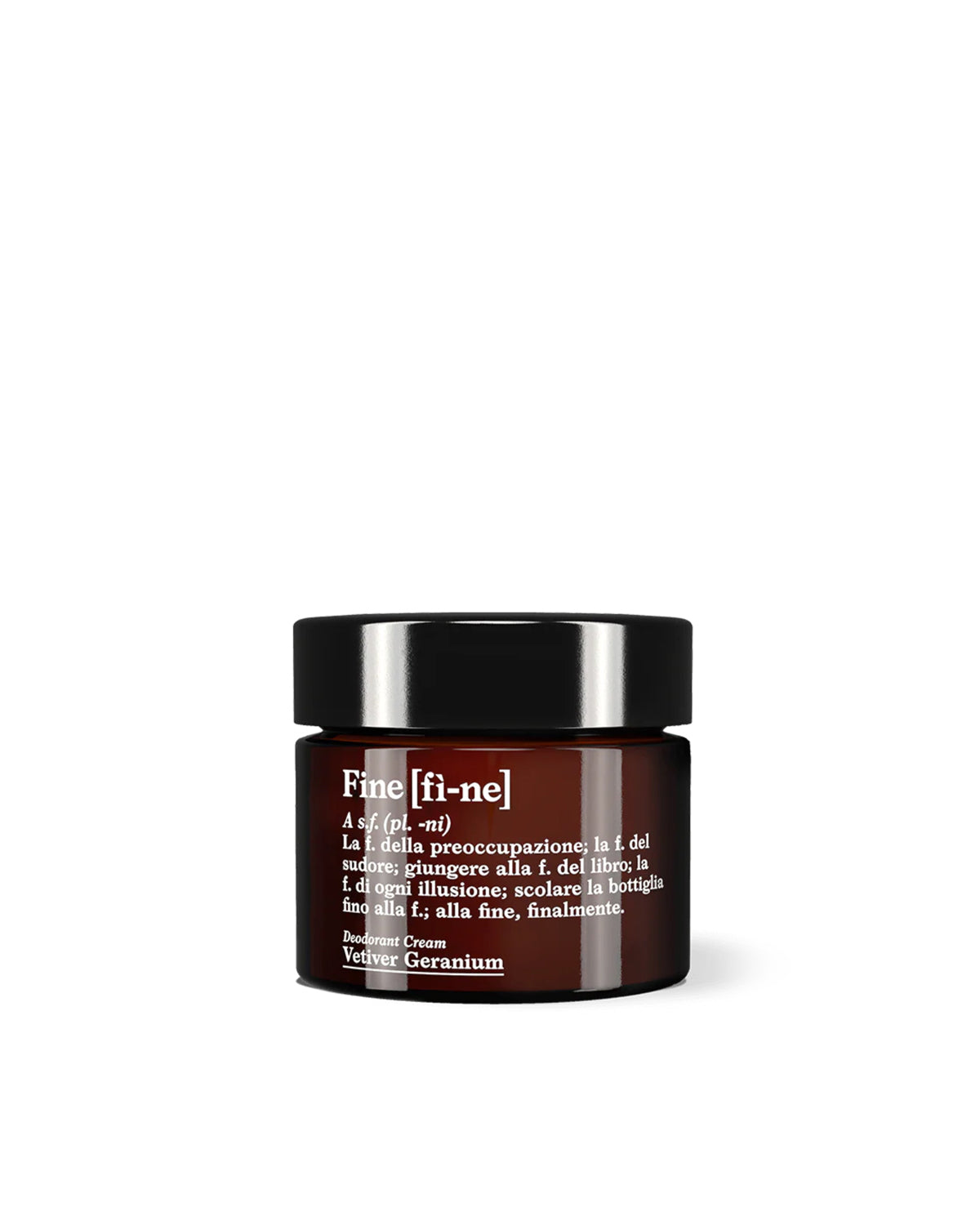 FINE Vetiver Geranium Deodorant Cream 50ml