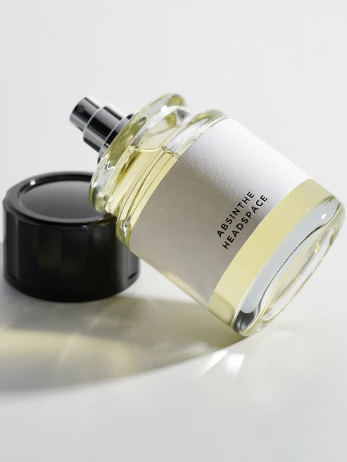 Flacone aperto Headspace Absinthe eau de parfum 100ml - fragranza cuoio aromatico