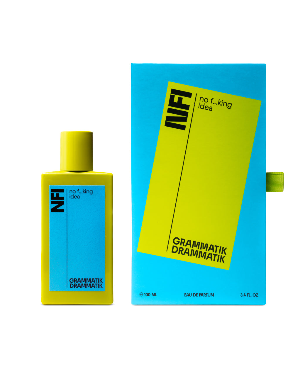 GrammatikDrammatik_Eau_des_parfum bottle green and skyblue with pack