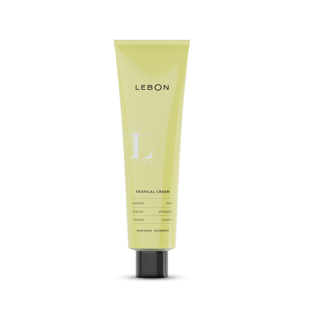 Dentifricio biologico LEBON Tropical Crush gusto ananas, menta e rooibos – cruelty free e vegano