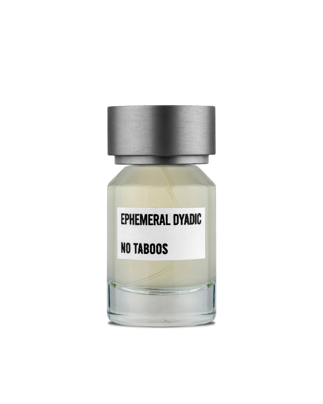 No Taboos Ephemeral Dyadic - flacone eau de parfum unisex 50ml su sfondo bianco
