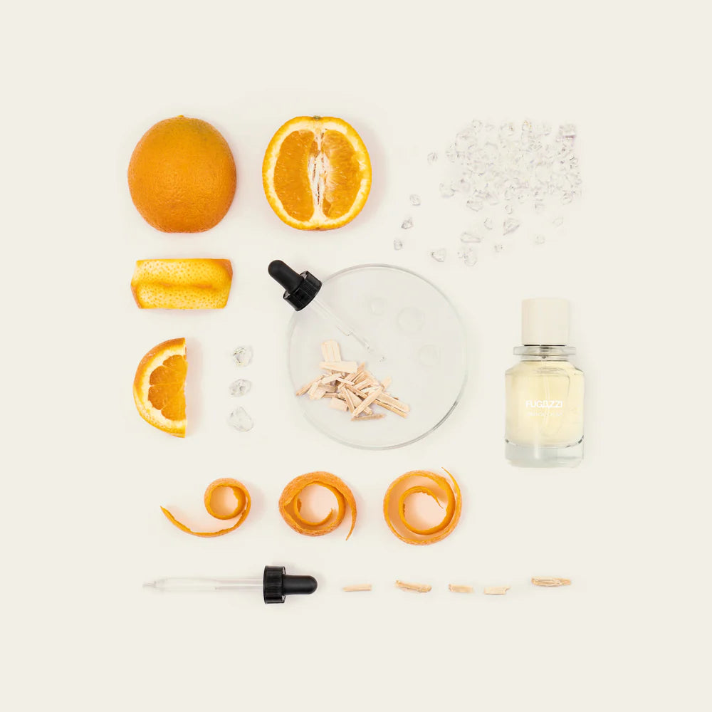 Orange Crush Fugazzi – dettaglio flacone eau de parfum agrumato | Venom Beautyque
