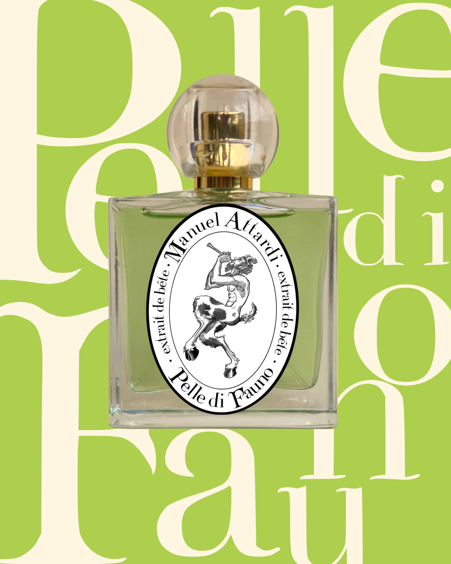 Pelle di Fauno Extrait de Bete Extrait de Parfum Manuel Attardi 50ml bottiglia profumo unisex