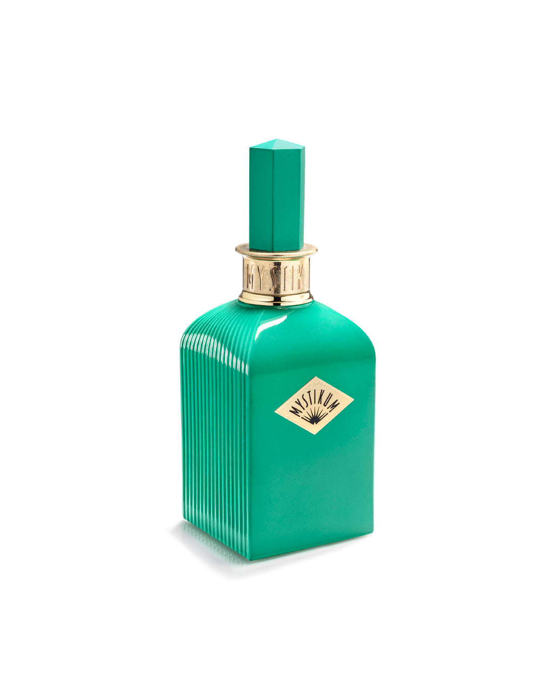 Flacone elegante profumo The Geisha Secret's Garden by Mystikum - fragranza floreale verde