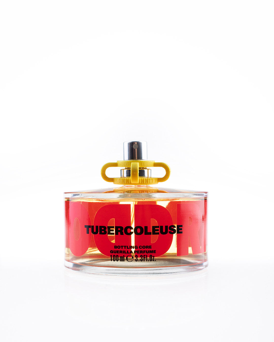 Tubercoleuse eau de parfum bottle on white background