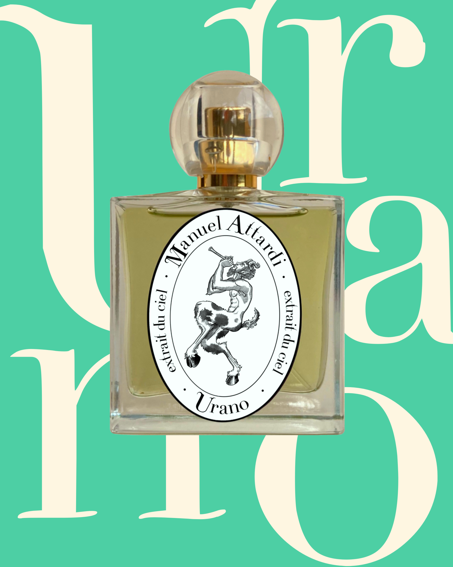 Urano Extrait du Ciel Extrait de Parfum Manuel Attardi 50ml bottiglia profumo floreale unisex