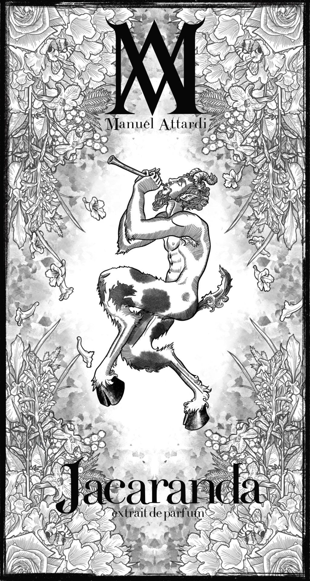 Jacaranda Lisboa Extrait Extrait de Parfum Manuel Attardi 50ml bottiglia profumo floreale unisex