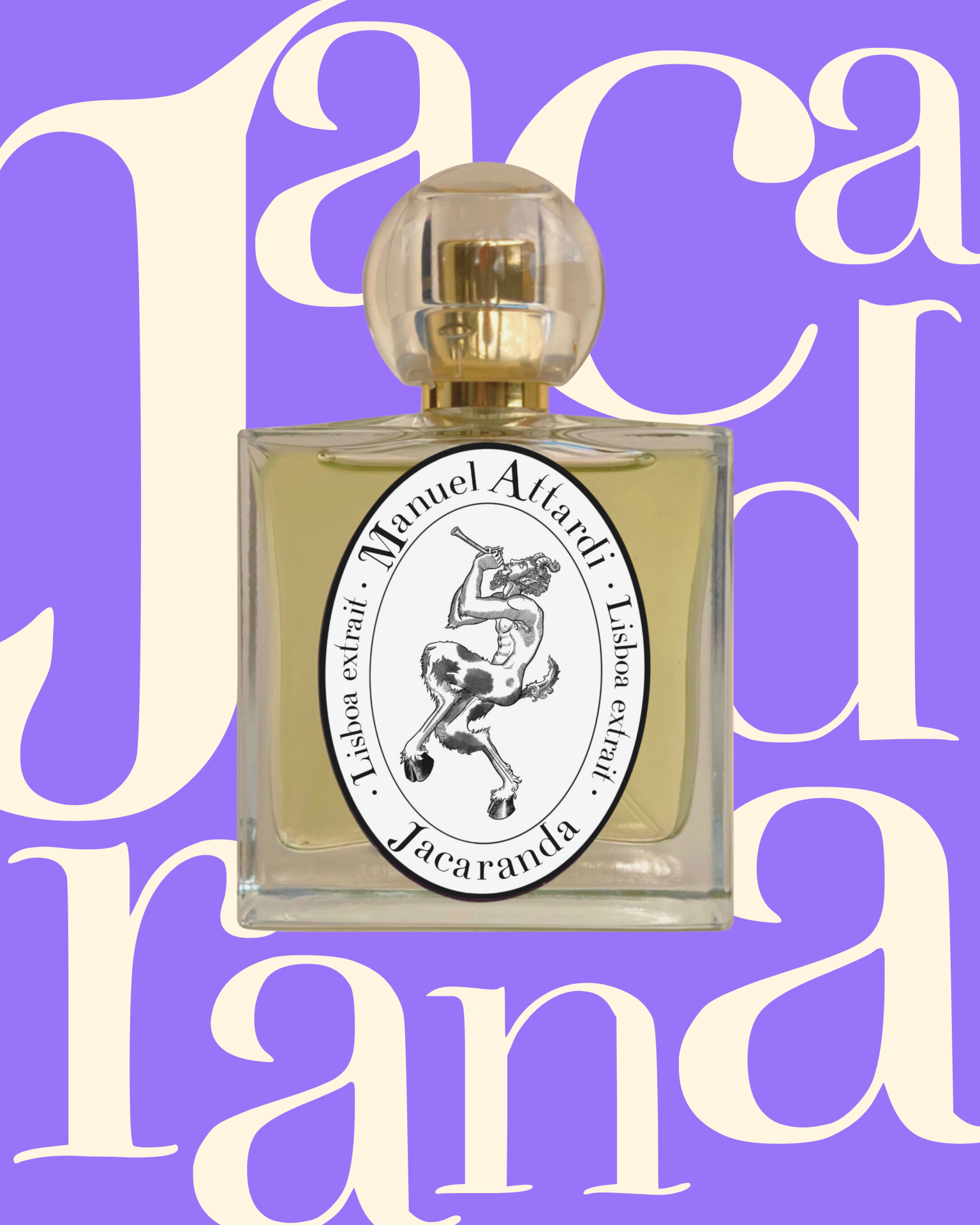 Jacaranda Lisboa Extrait Extrait de Parfum Manuel Attardi 50ml bottiglia profumo floreale unisex