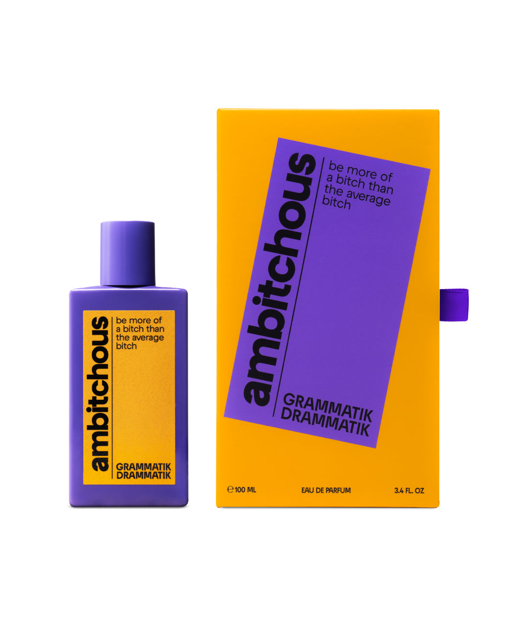 Flacone e confezione Ambitchous GRAMMATIK DRAMMATIK eau de parfum profumo di nicchia