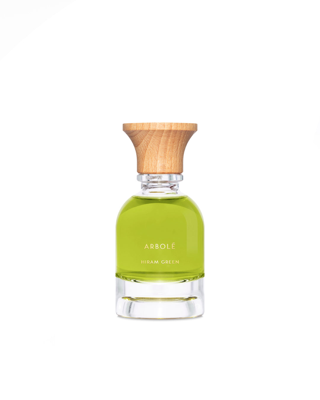 Arbolé Hiram Green - flacone eau de parfum unisex 50ml su sfondo bianco
