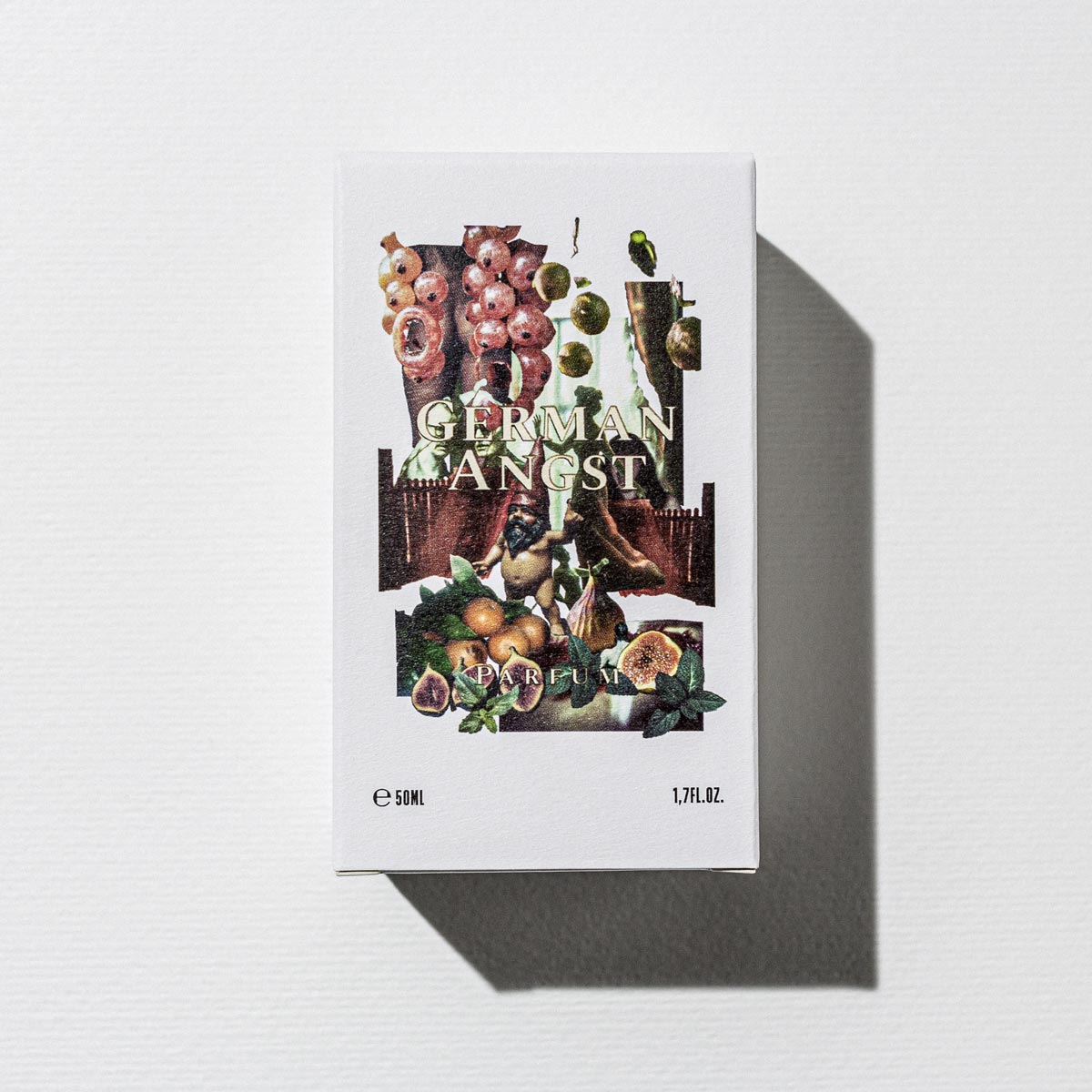 Bottiglia German Angst ART BRUT 50ml - dettaglio confezione eau de parfum