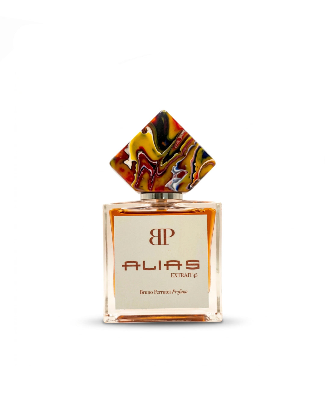 ALIAS Extrait de Parfum 50ml di Bruno Perrucci - fragranza orientale gourmand unisex con note di rum, cacao e vaniglia