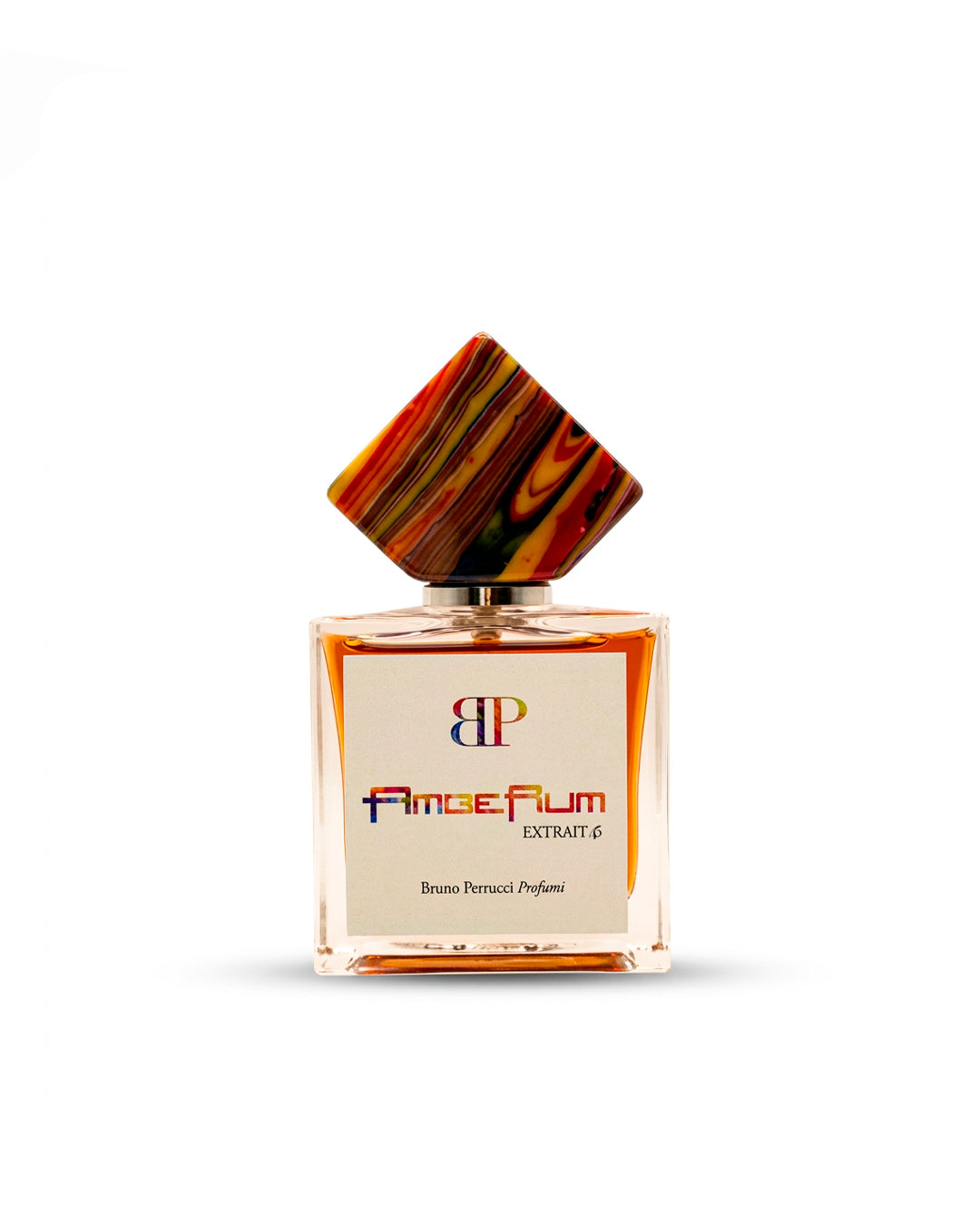AMBERUM Extrait de Parfum 50ml di Bruno Perrucci - fragranza speziata e terrosa unisex con note di rum, ambra e patchouli