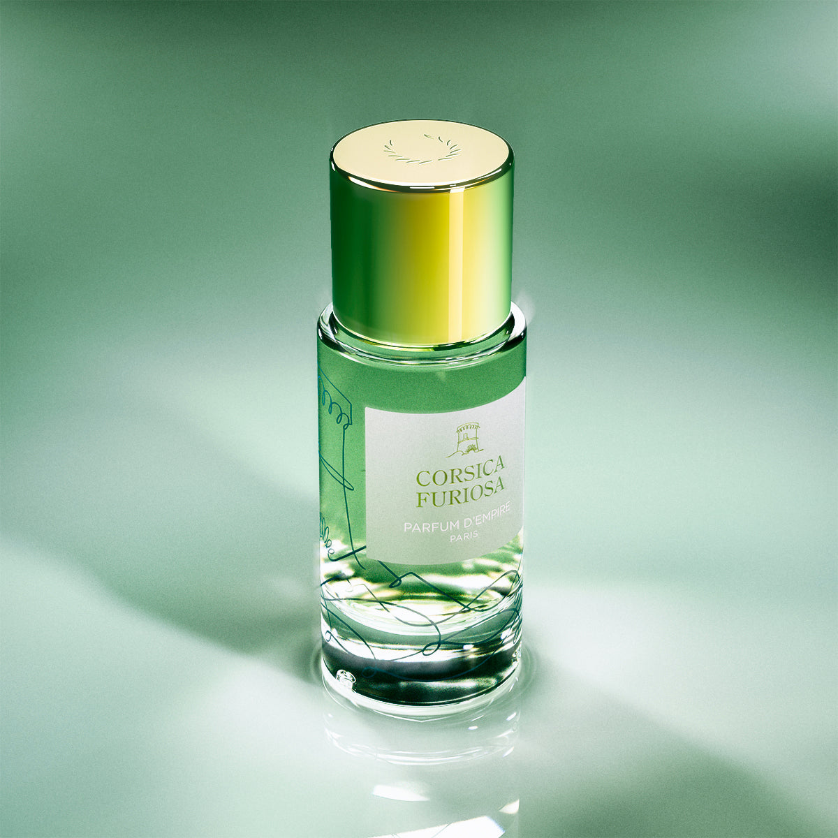 Corsica Furiosa Parfum d'Empire – fragranza verde selvaggia con lentisco e menta della macchia corsa
