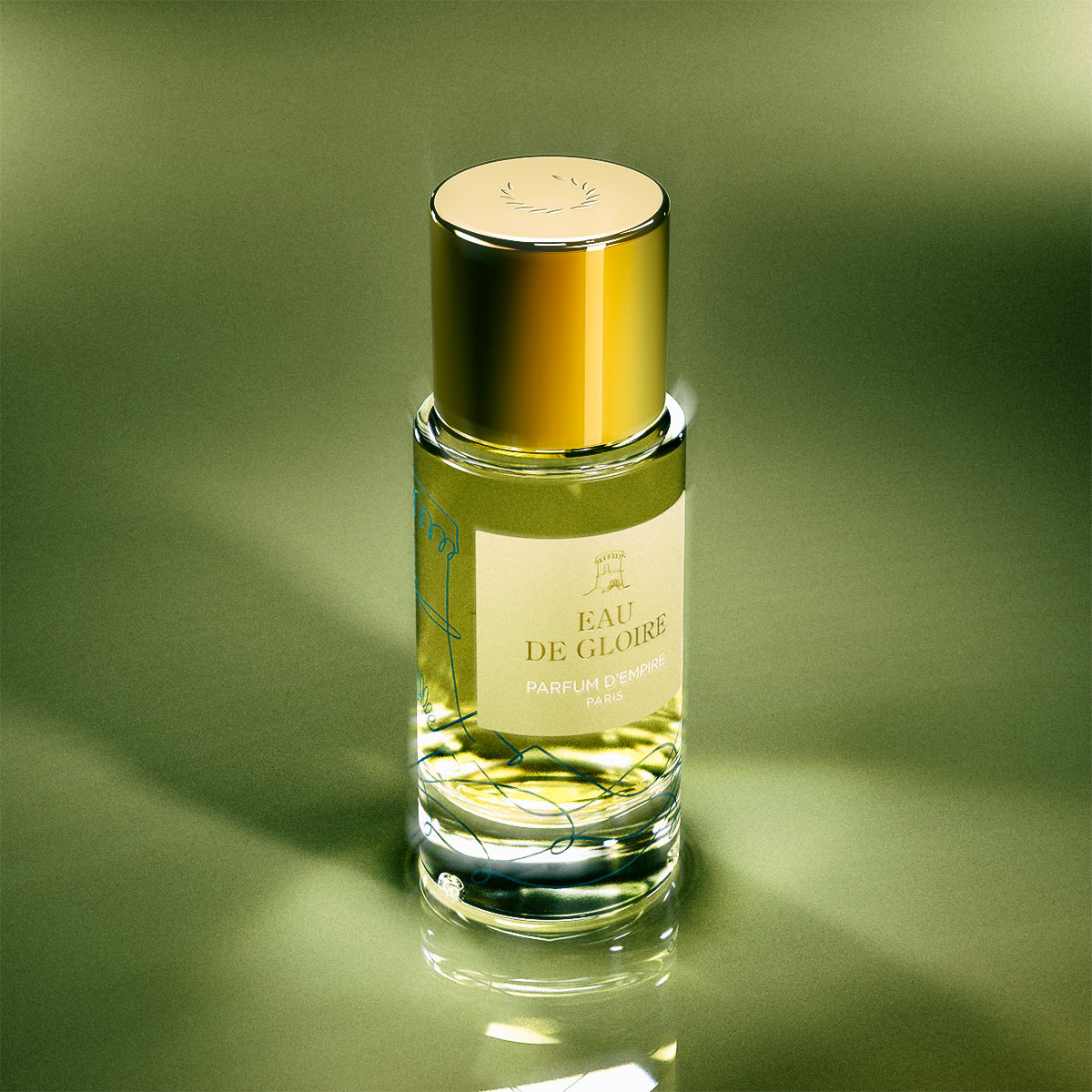 Eau de Gloire EDP Parfum d'Empire – dettaglio flacone aromatico corso
