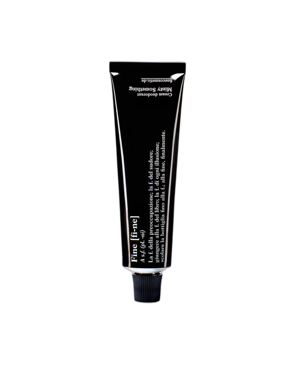 FINE Minty Something Deodorant Cream Tube - deodorante in crema vegano alla menta e agrumi in tubetto
