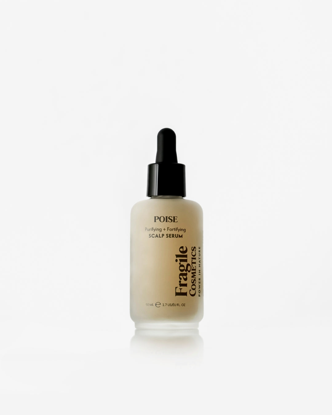 FRAGILE Poise Scalp Serum 50ml – siero purificante per cuoio capelluto con rosmarino, caffeina e lavanda