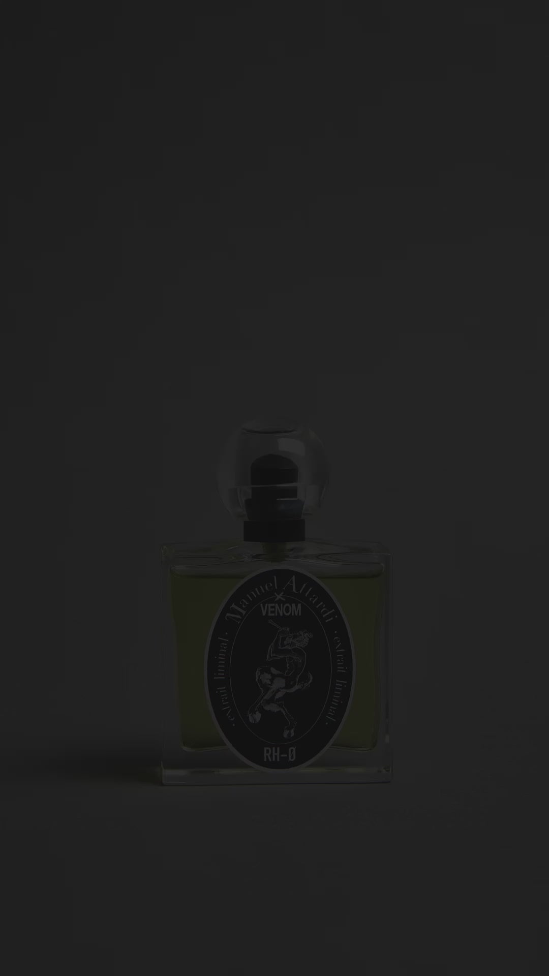 Venom RH-Ø Extrait de Parfum Manuel Attardi 50ml bottiglia profumo unisex edizione limitata