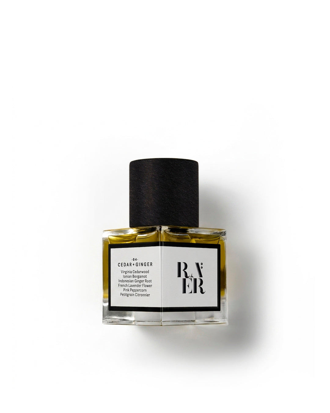04 Cedar Ginger Extrait de Parfum Raer Scents 30ml – flacone profumo legnoso speziato botanico