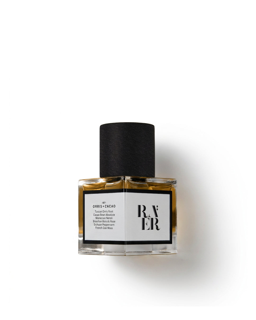 07 Orris Cacao Extrait de Parfum Raer Scents 30ml – flacone profumo speziato caldo botanico
