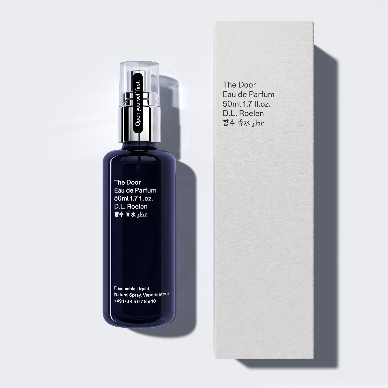 Flacone The Door ROELEN extrait de parfum dettaglio profumo di nicchia